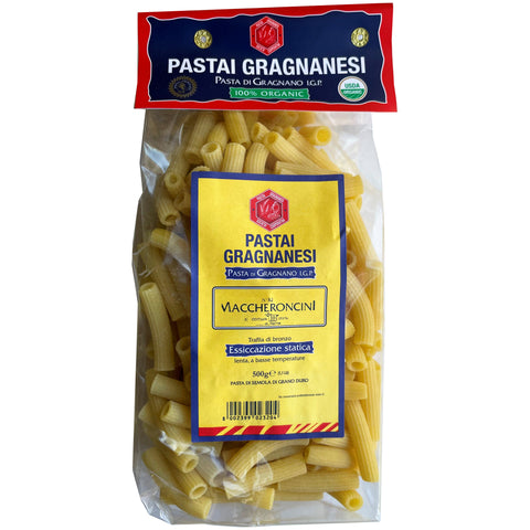 Maccheroncini Italian Pasta di Gragnano Organic IGP