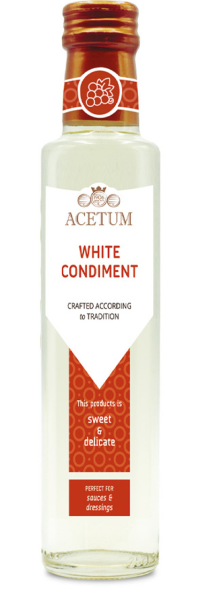 Acetum Sweet White Wine Condiment with Grape Must