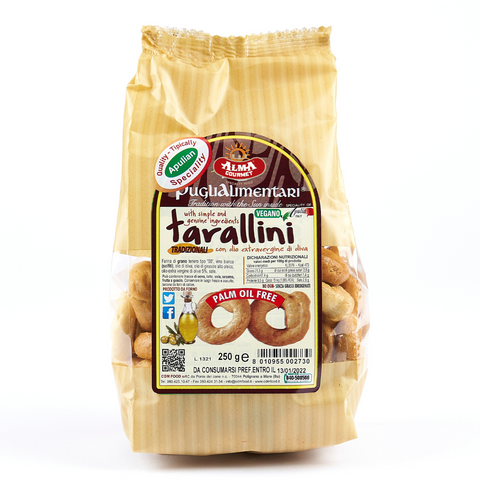 Italian Traditional Tarallini Pugliesi