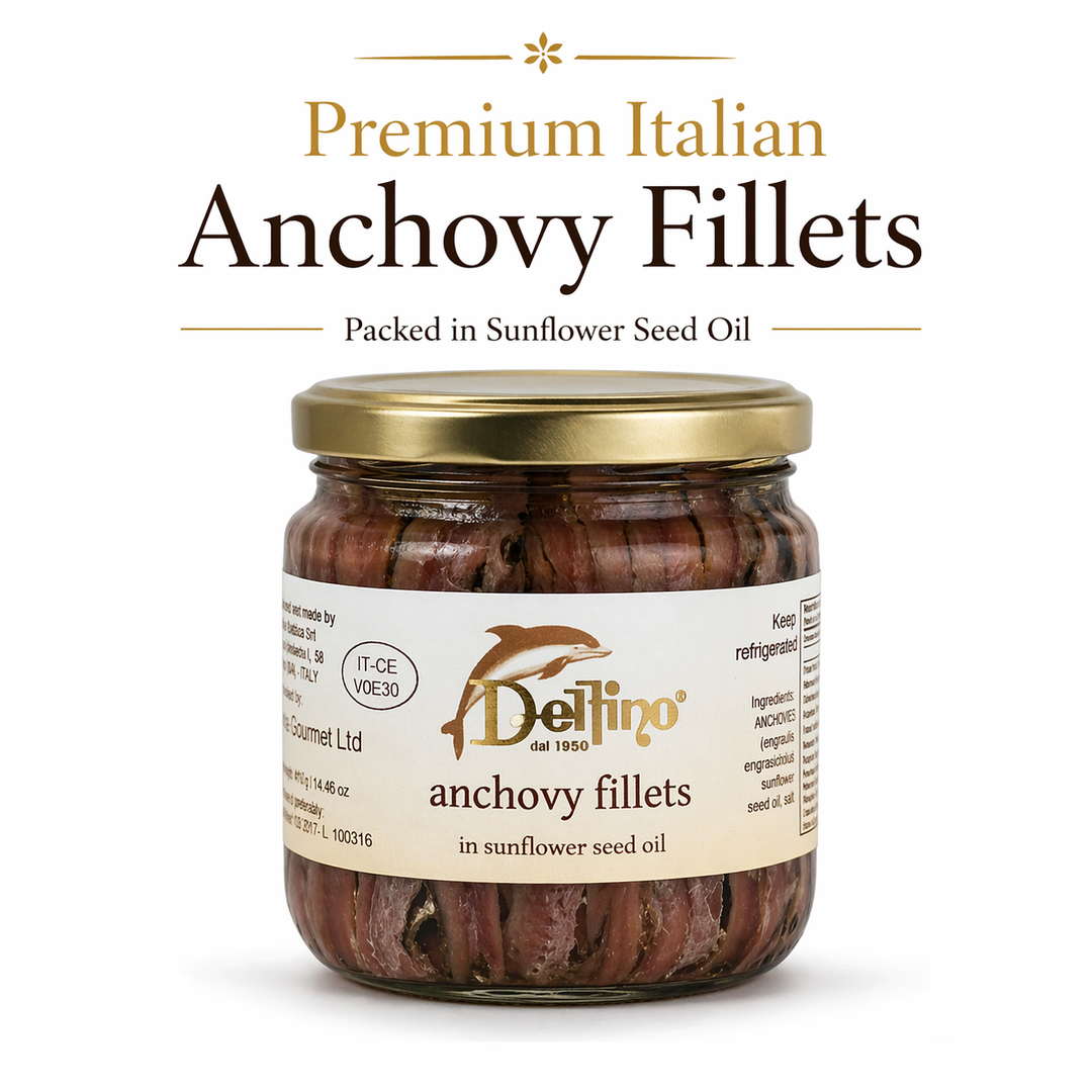 Anchovy Filet in Oil Delfino Battista - Buy Italian Anchovy Filet