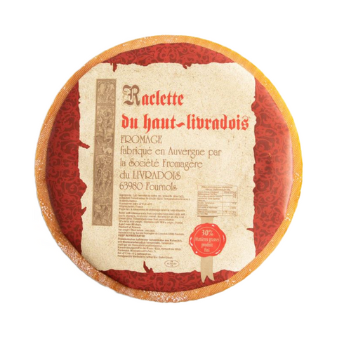 Raclette Livradoux Cheese - Whole Wheel 14lb