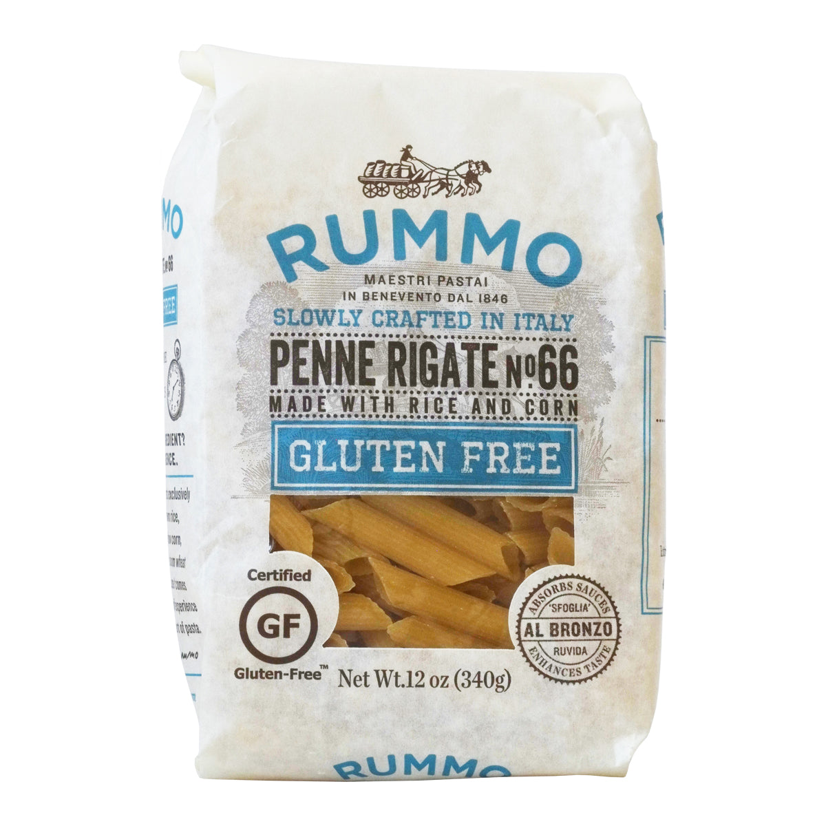 Shop Rummo Gluten-Free Penne Rigate Pasta | Alma Gourmet Store