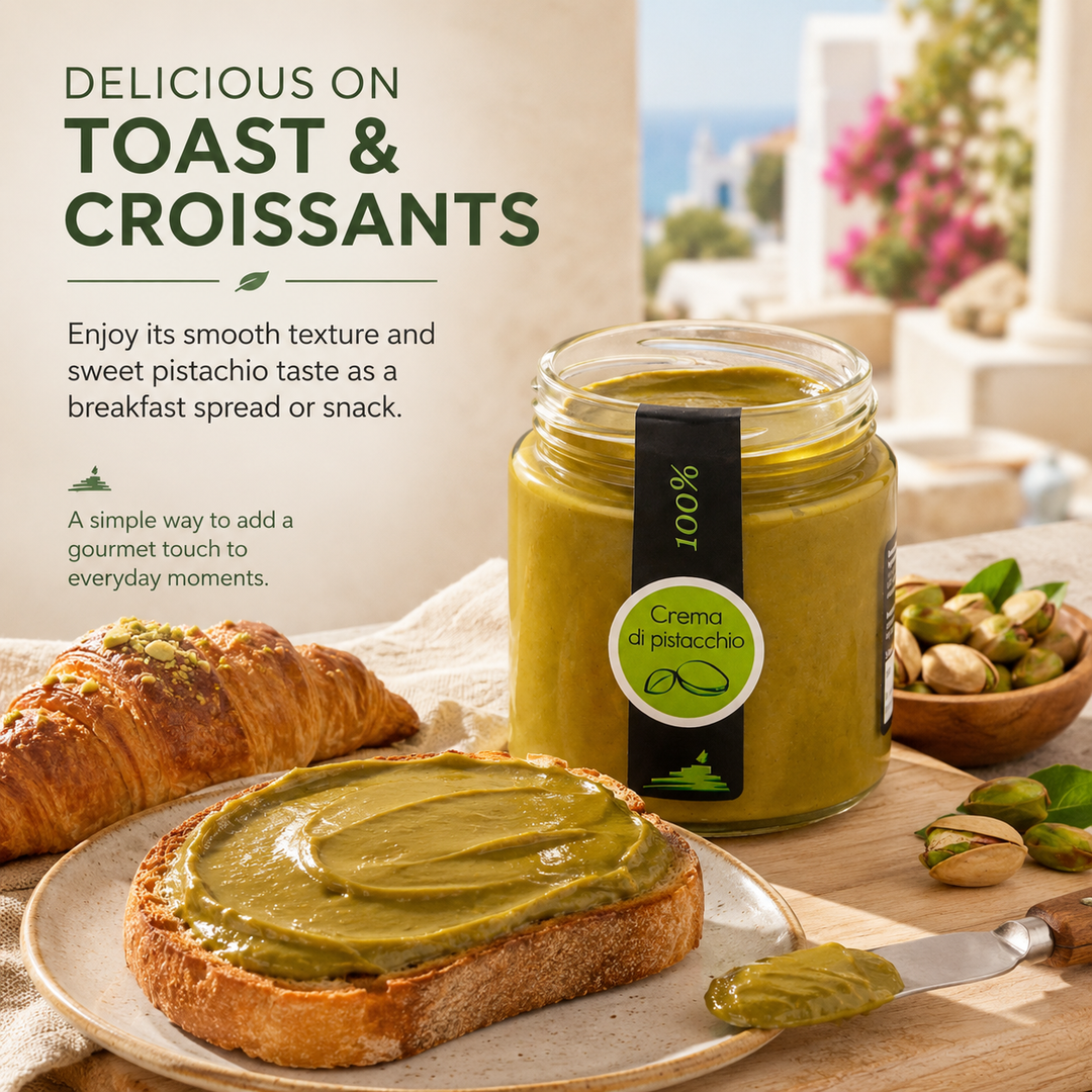 Sciara 100% Pistachio Cream - Pure Pistachio Paste Jar 190g