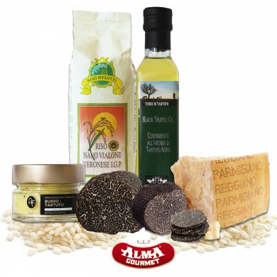 Shop Fresh Black Winter Truffle Risotto Dinner Kit | Alma Gourmet Store