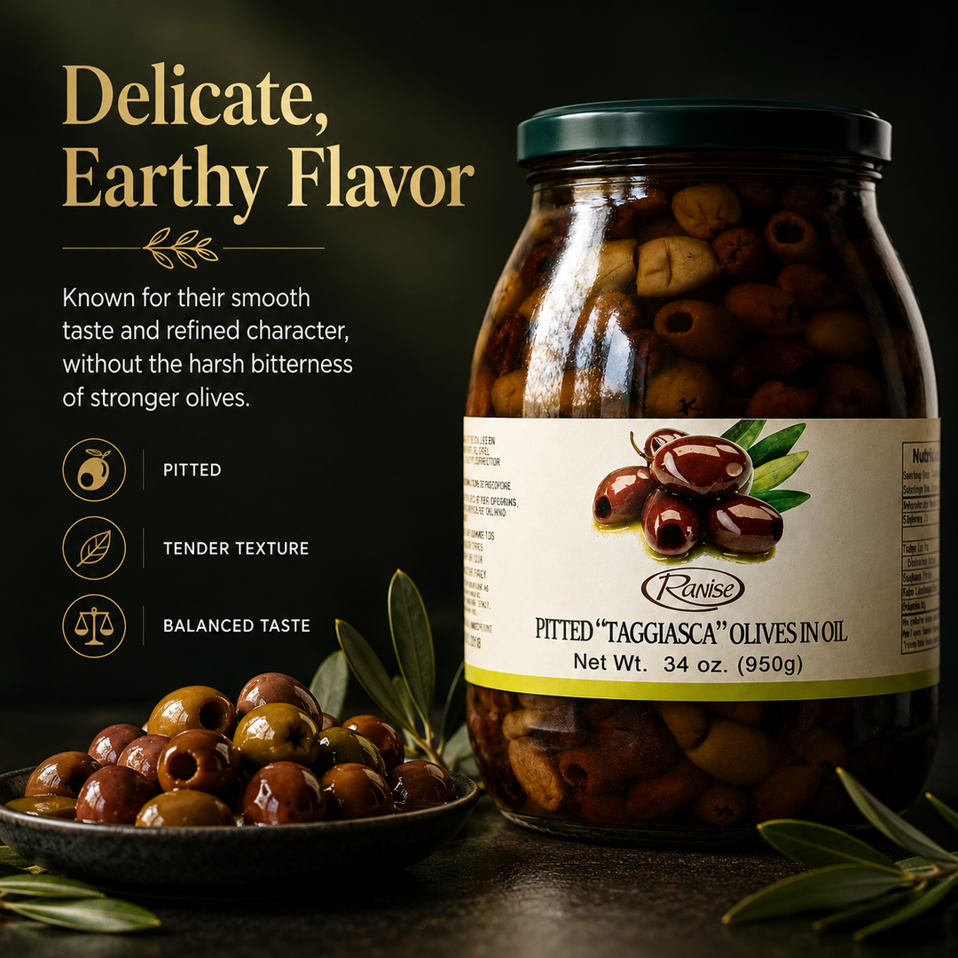 Taggiasca Olives - Savor Taggiasca Olives Pitted