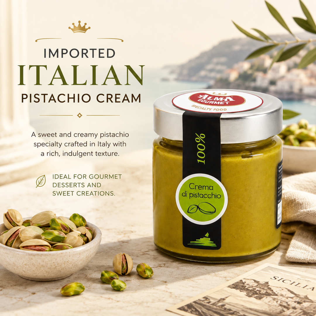 Sciara 100% Pistachio Cream - Pure Pistachio Paste Jar 190g