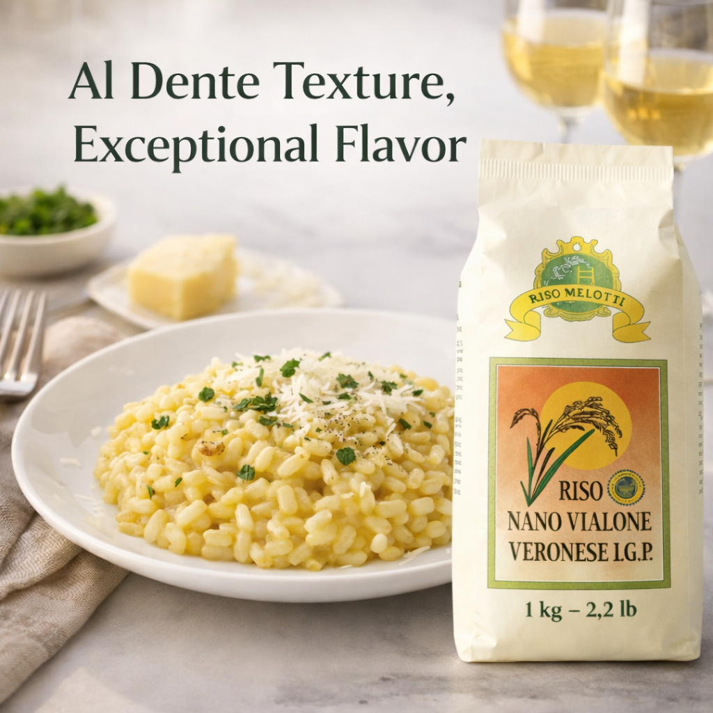 Vialone Nano Risotto Rice Melotti - 2.2 lbs | Alma Gourmet