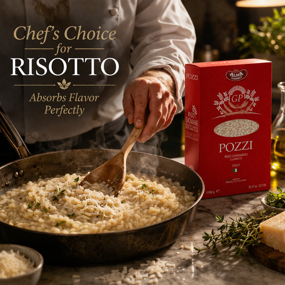 Pozzi Carnaroli Classico Risotto Rice - 2.2lb