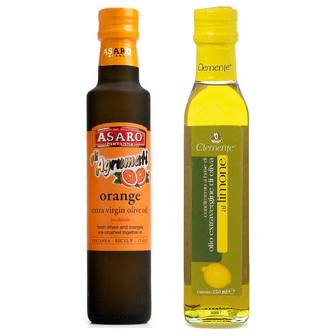 Orange and Lemon Extra Virgin Olive Oil Combo