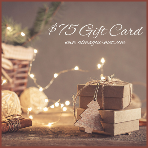 Alma Gourmet Holiday E-Gift Card $75