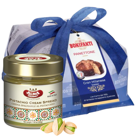 Bonifanti Panettone Classico & Pistachio Cream to Fill
