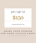 Alma Gourmet Gold E-Gift Card $150.00