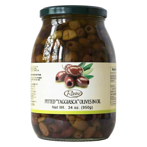 Taggiasca Olives Pitted in Extra Virgin Olive Oil