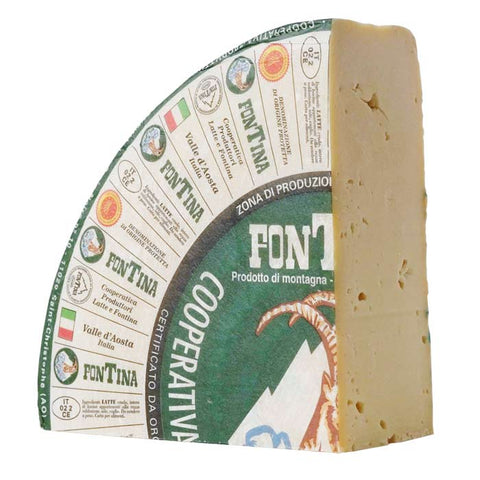 Fontina Val d'Aosta Cheese DOP (Quarter Wheel)