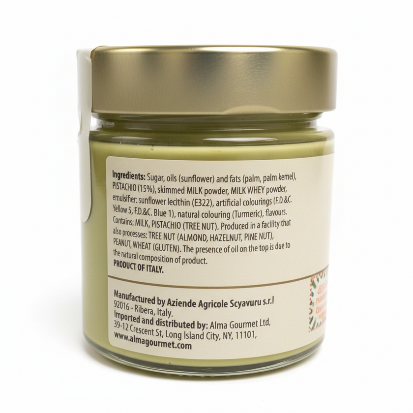 Alma Gourmet Pistachio Cream Spread