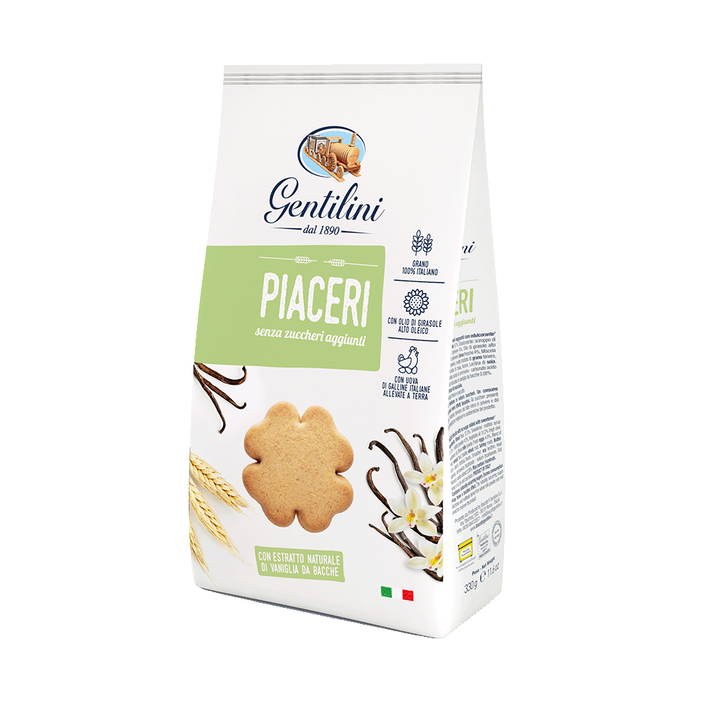 Biscotti Gentilini Piaceri with Vanilla – Alma Gourmet