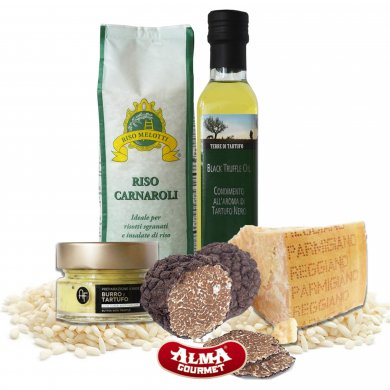 Shop Alma Gourmet Black Burgundy Truffle Risotto Dinner Kit | Alma Gourmet Store
