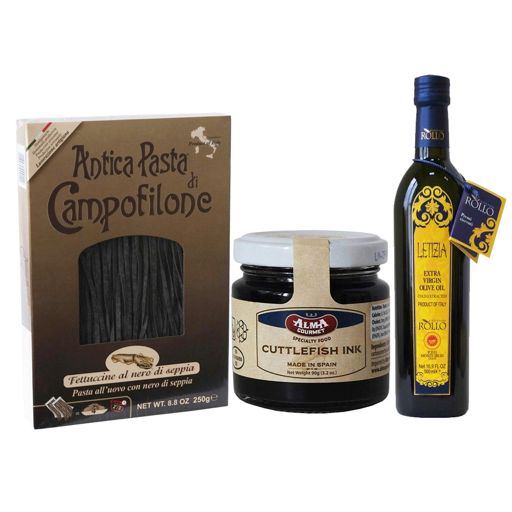 Shop Alma Gourmet Squid Ink Pasta Pack | Alma Gourmet Store