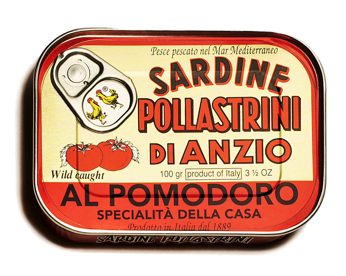 Shop Pollastrini Italian Tomato Sardines | Alma Gourmet Store