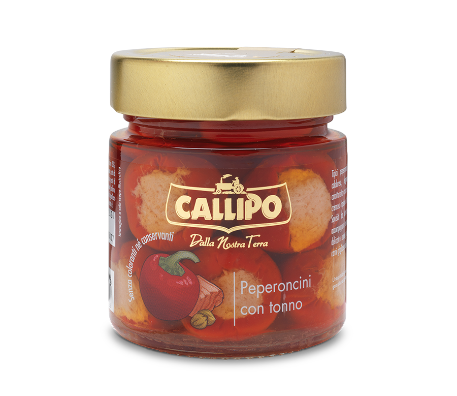 Hot Calabrian Chili Peppers Stuffed with Tuna – Alma Gourmet