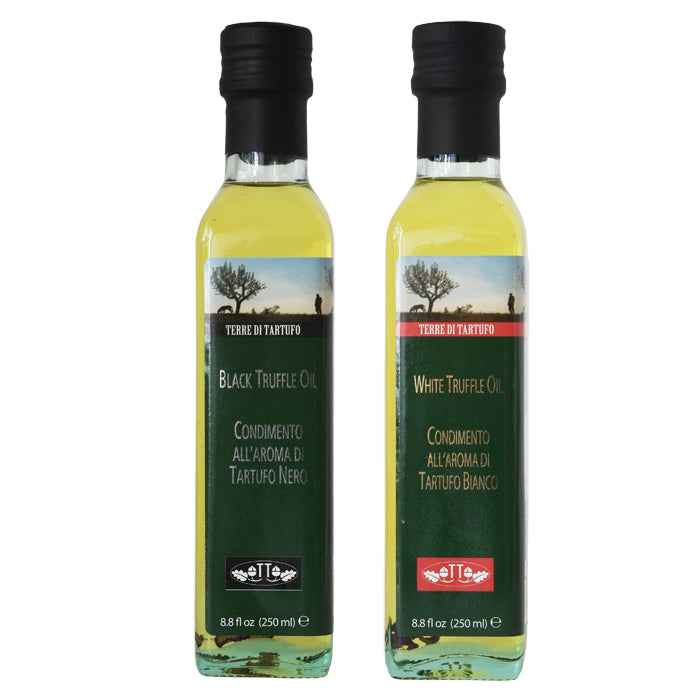 Shop Alma Gourmet White and Black Truffle Oil Combo | Alma Gourmet Store