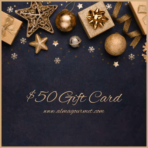 Alma Gourmet Holiday E-Gift Card $50